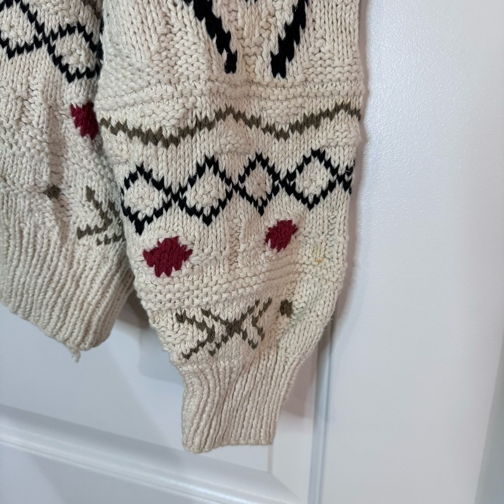 Vintage Hand Knit Grafton & Co Chunky Crewneck - Picture 5 of 10